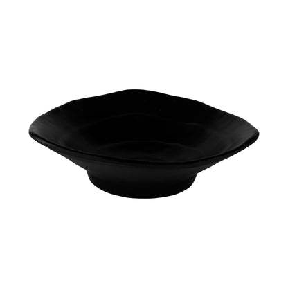 Melamine Irregular Edge Triangle Plate - Black