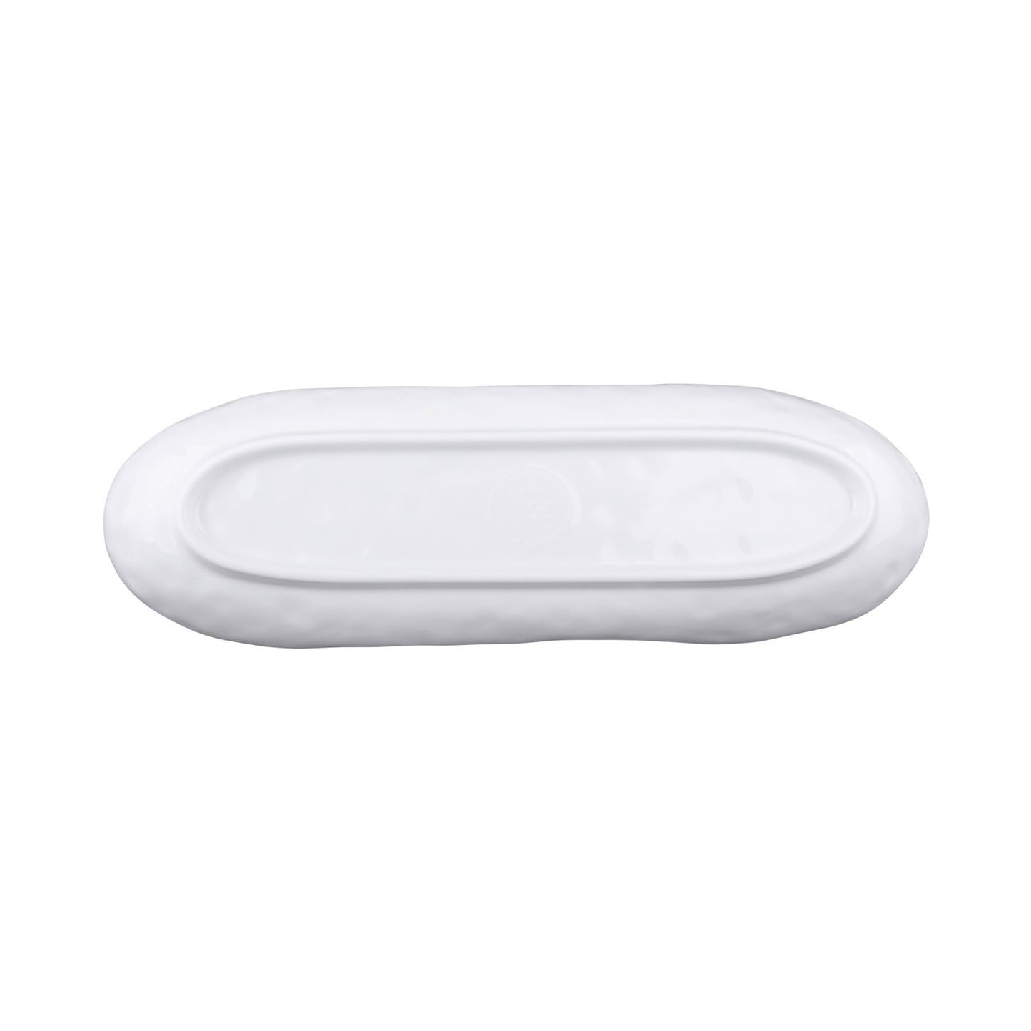 Melamine Uneven Edge Tray - White