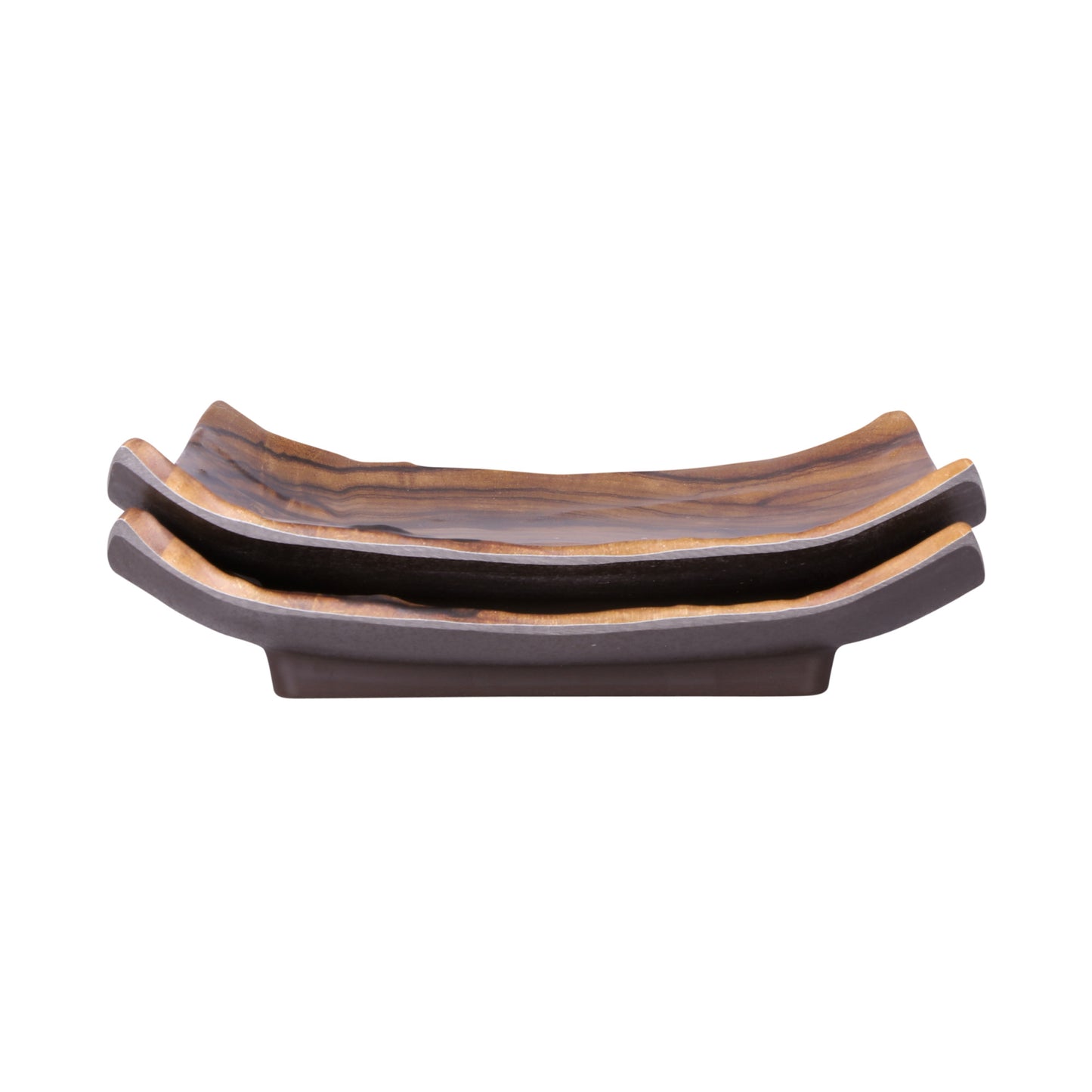 Melamine Square Plate - Sequoia