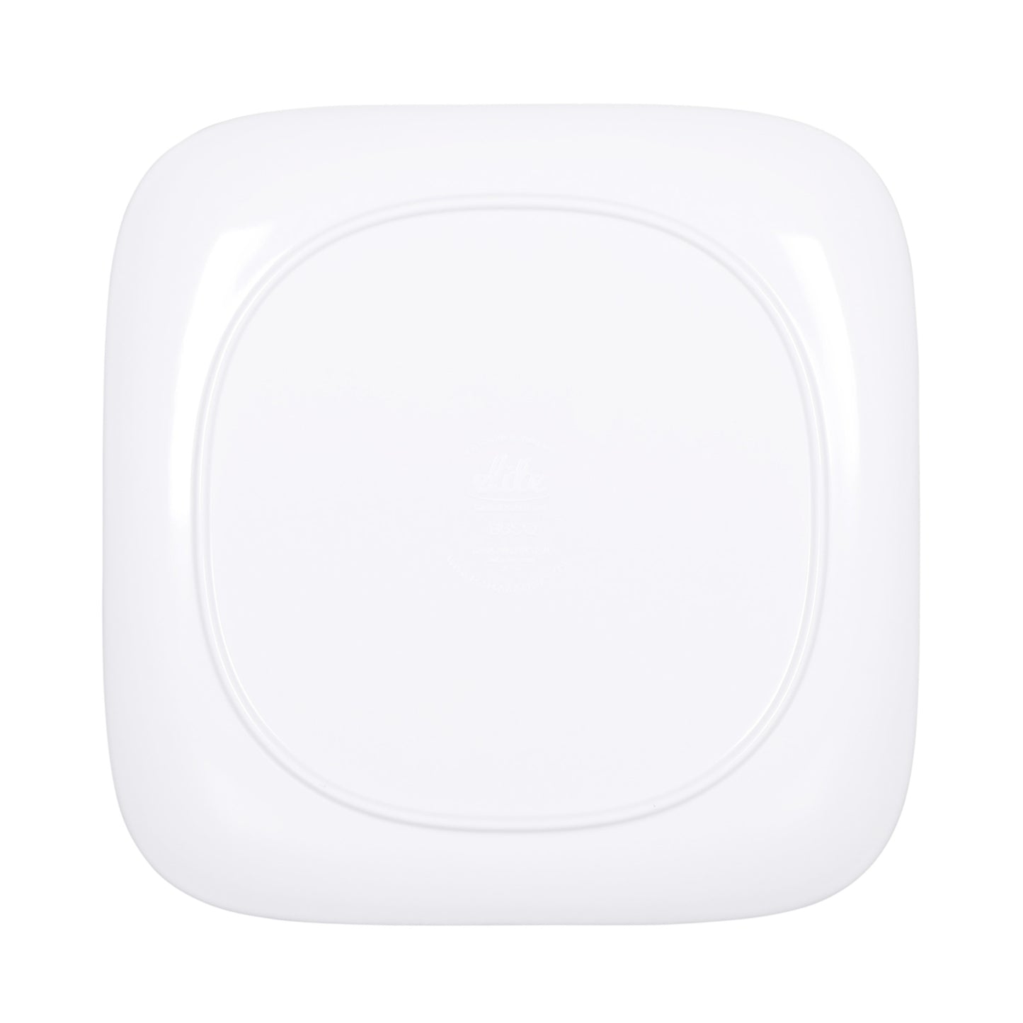 Melamine Square Plate - White