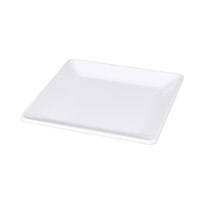 Melamine Square Plate - White