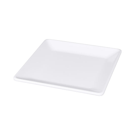 Melamine Square Plate - White