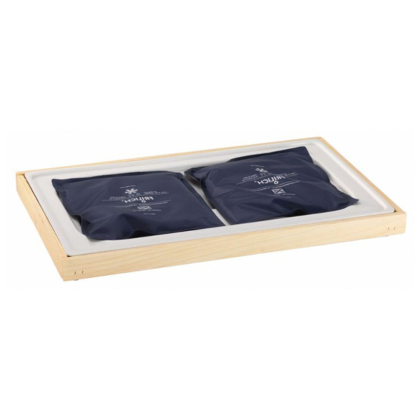 Wooden Stand, Base Contains Plastic Insert, and Cooling Cu
