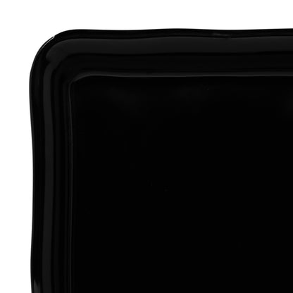 Melamine Square Organic Tray - Black