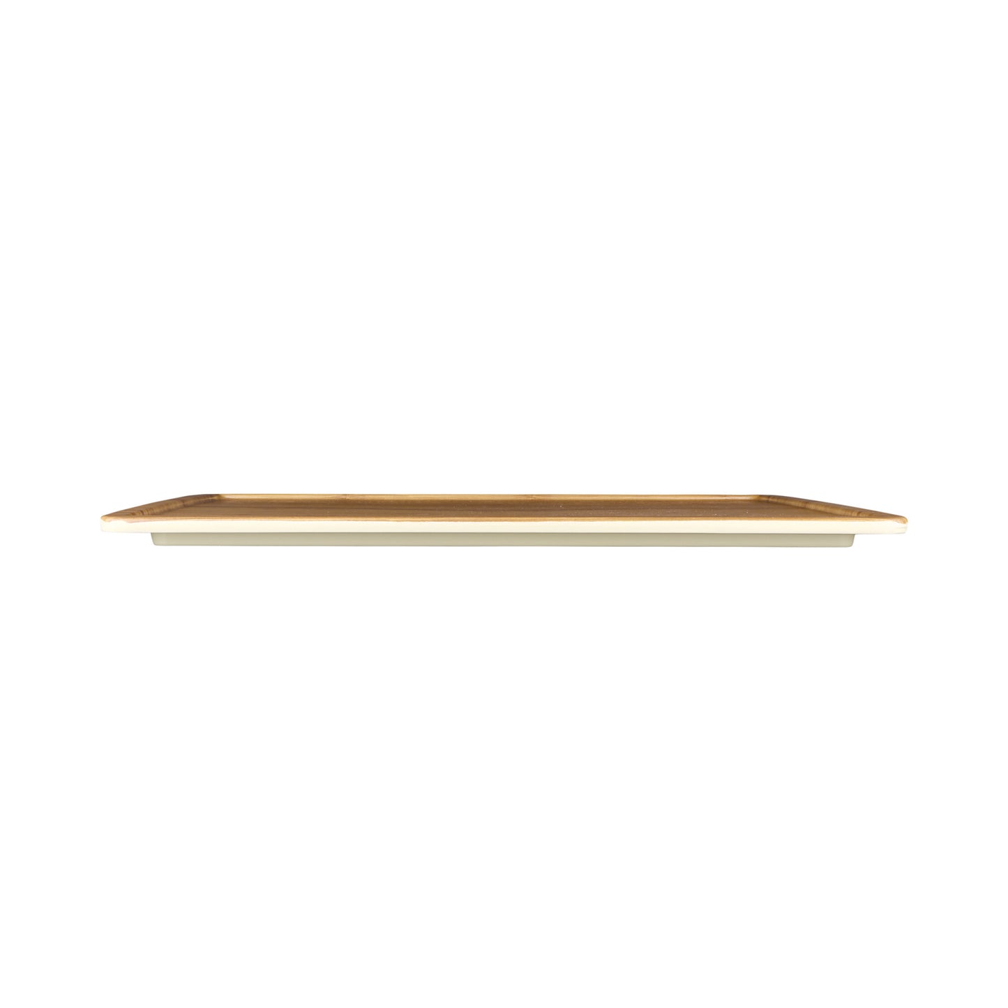 Melamine Rectangular Serving Board - Bamboo