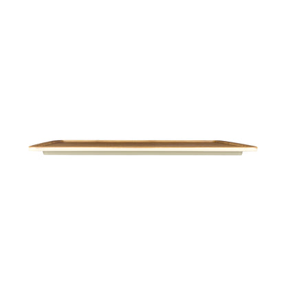 Melamine Rectangular Serving Board - Bamboo