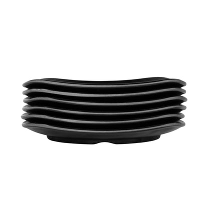 Melamine Square Plate - Black