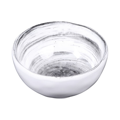 Melamine Round Bowl - Black Design