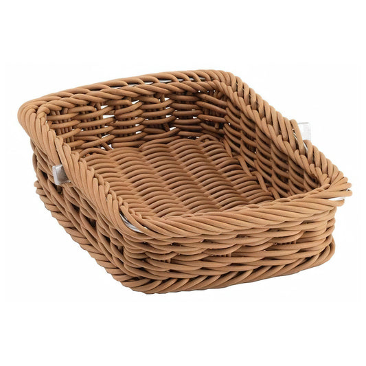 SPARE Bread Basket  Wicker Bread Basket, plastic (black)