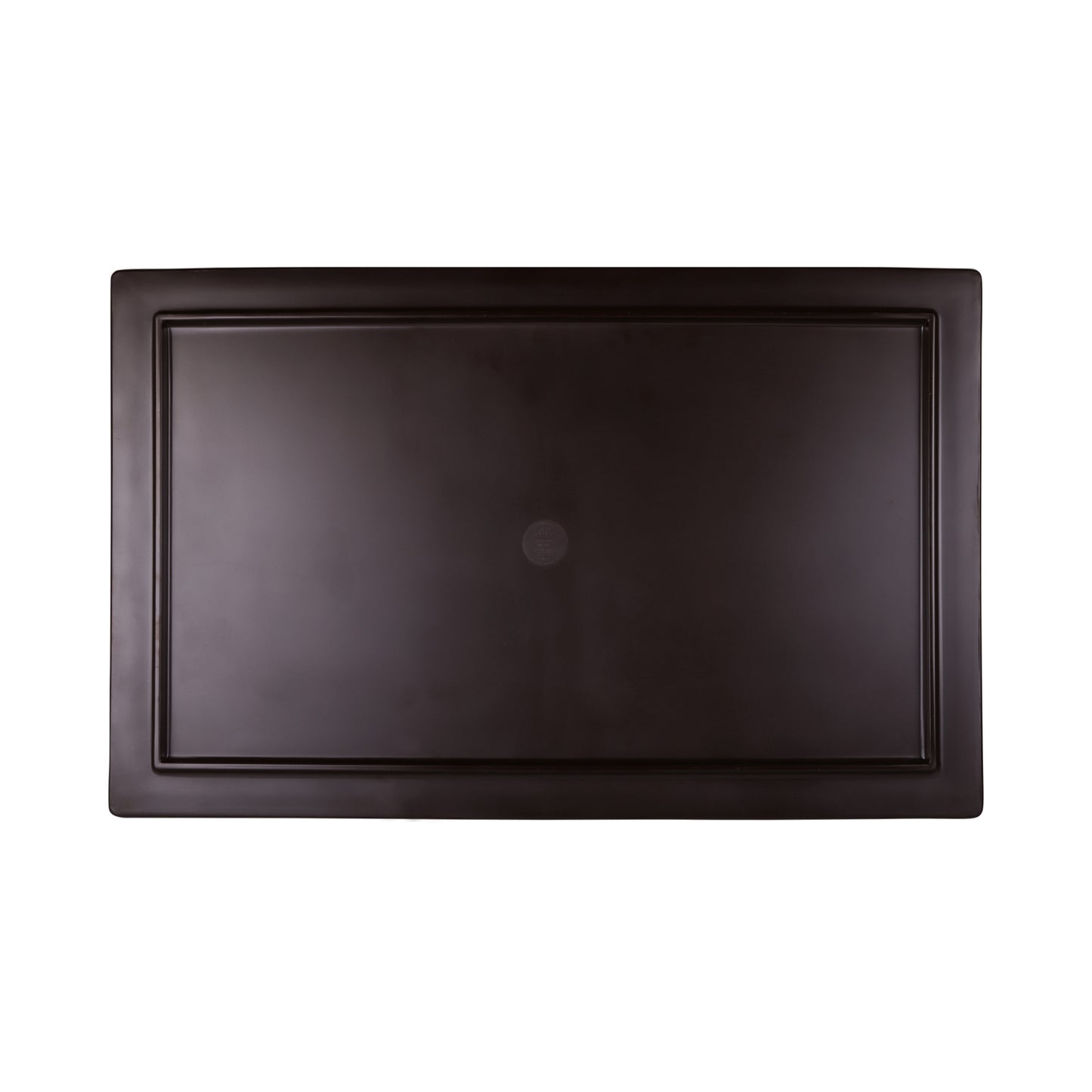 Melamine Rectangular Faux Wood - Hickory Wood