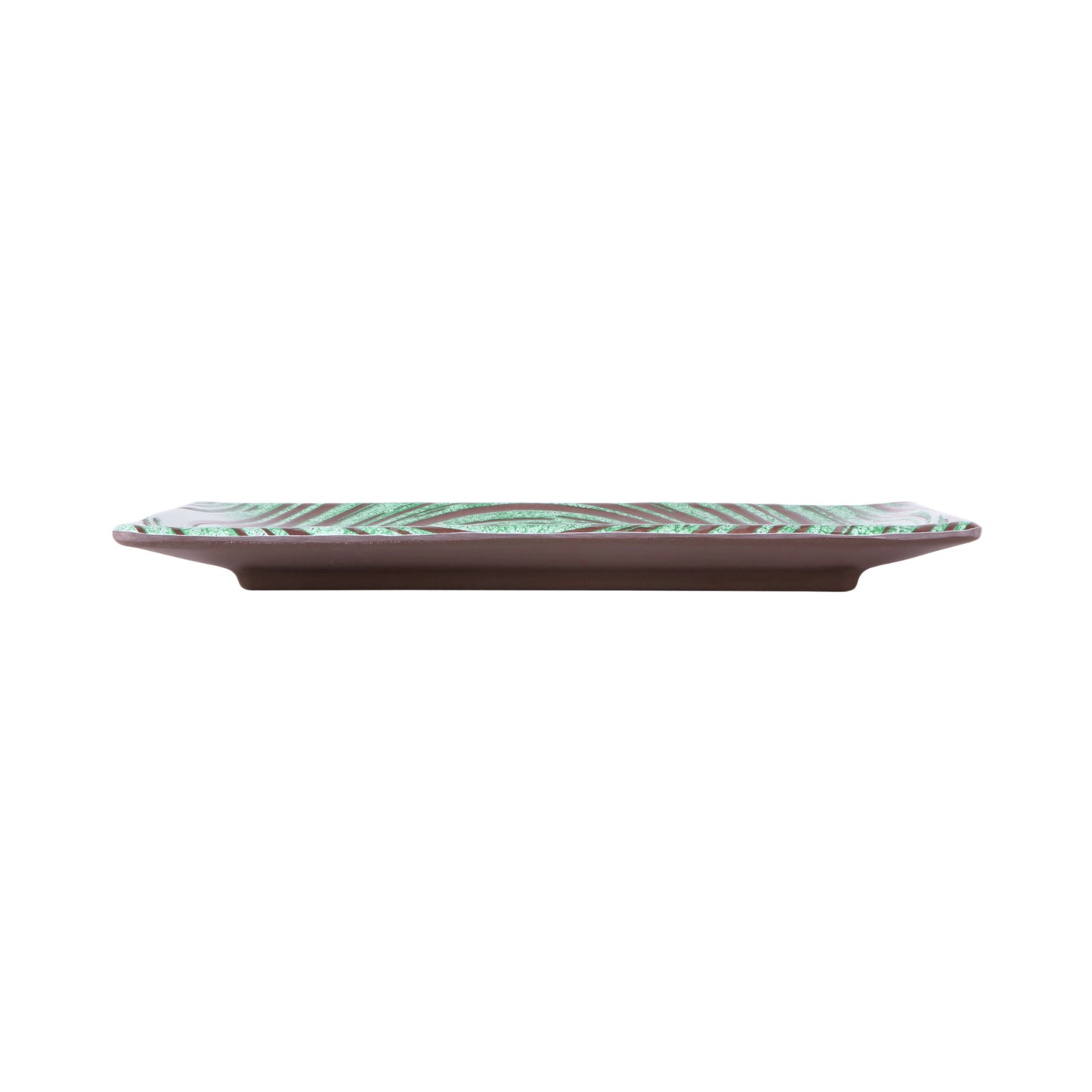 Melamine Rectangular Plate - Stardust Green