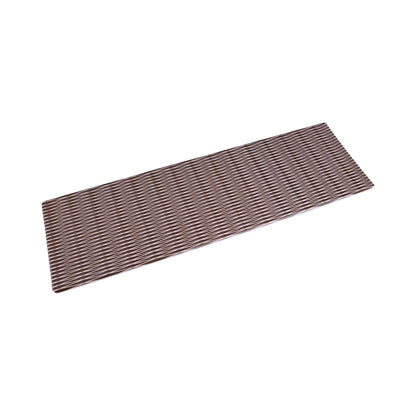 Melamine Rectangular Plate - White w/ Chocolate Decal