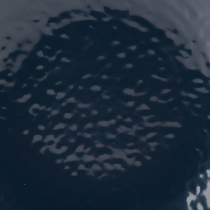 Melamine Round Pebble Plate - Lapis