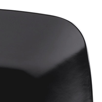 Melamine Rounded Edge Square Plate - Black