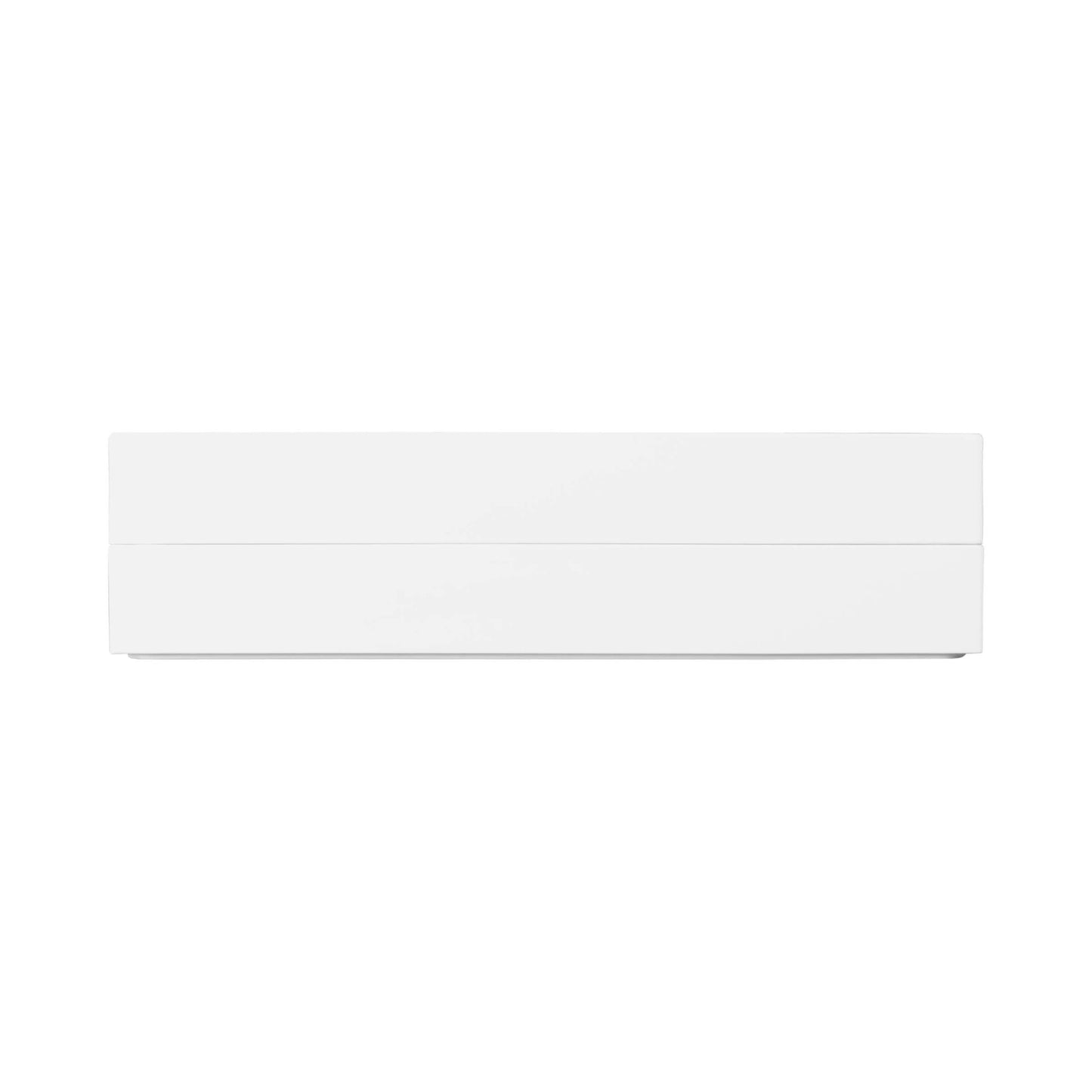 Melamine Rectangular Bin - White