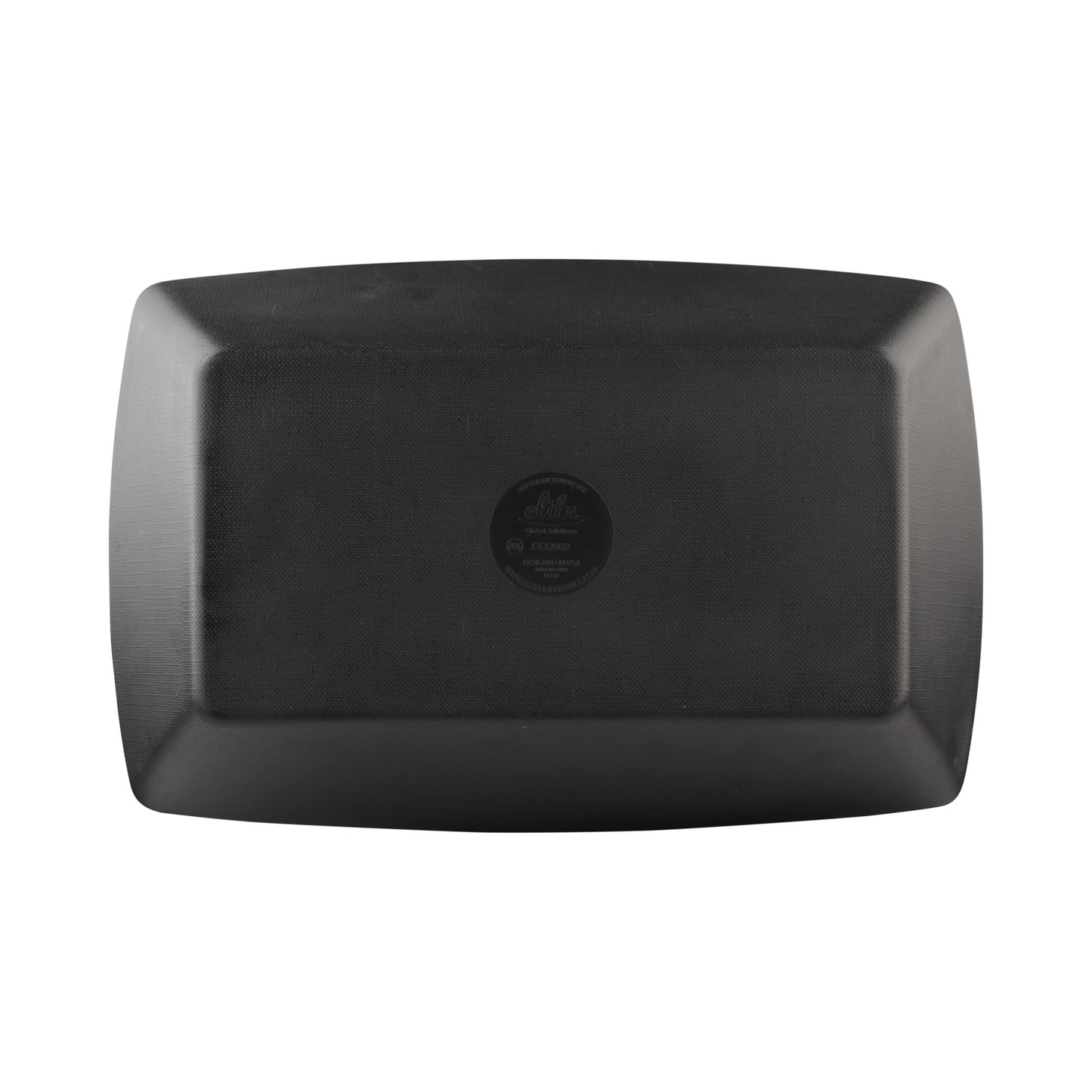 Melamine Rectangular Bowl - Black