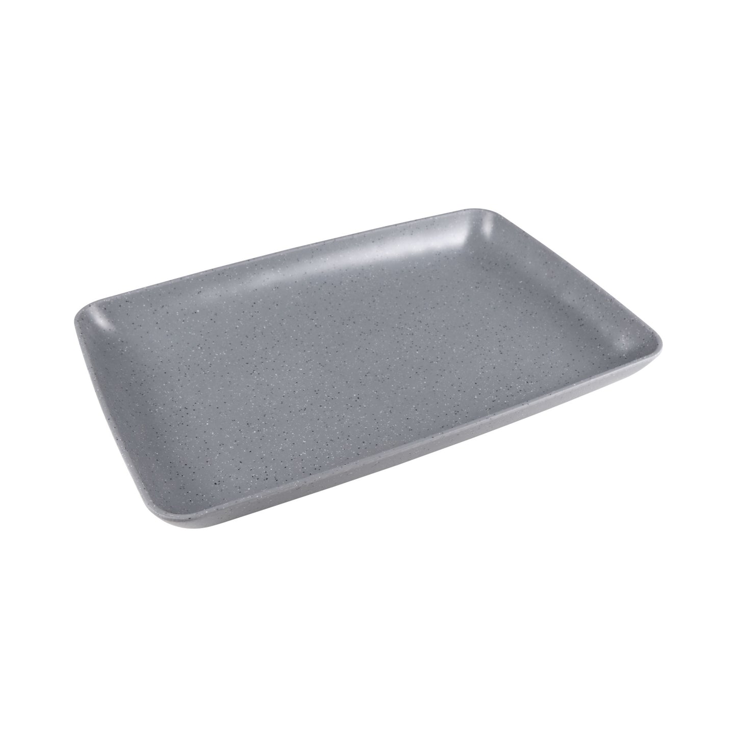 Melamine Rectangular Platter - Granite Stone