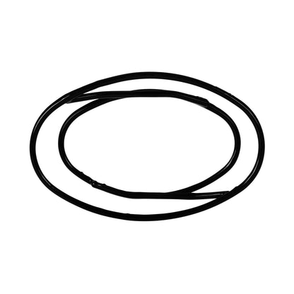 Rubbercoated Steel Oval Reversible Rubber Coated Steel Platter Stand - Black
