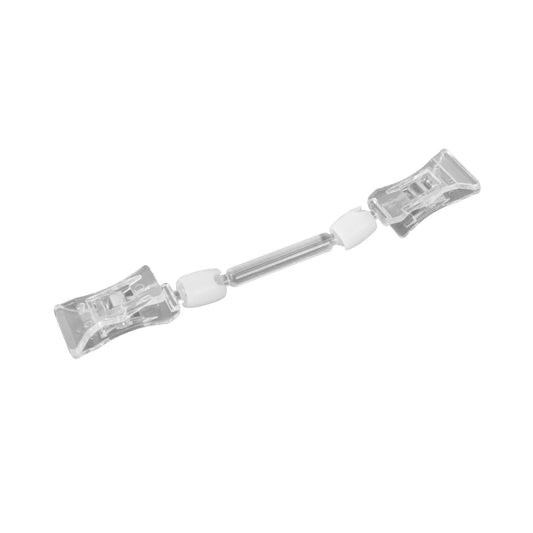 Polycarbonate Double Clip on Sign Holder - Clear Polycarbonate