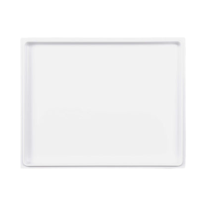 Melamine Rectangular Reversible Bin Lid - White