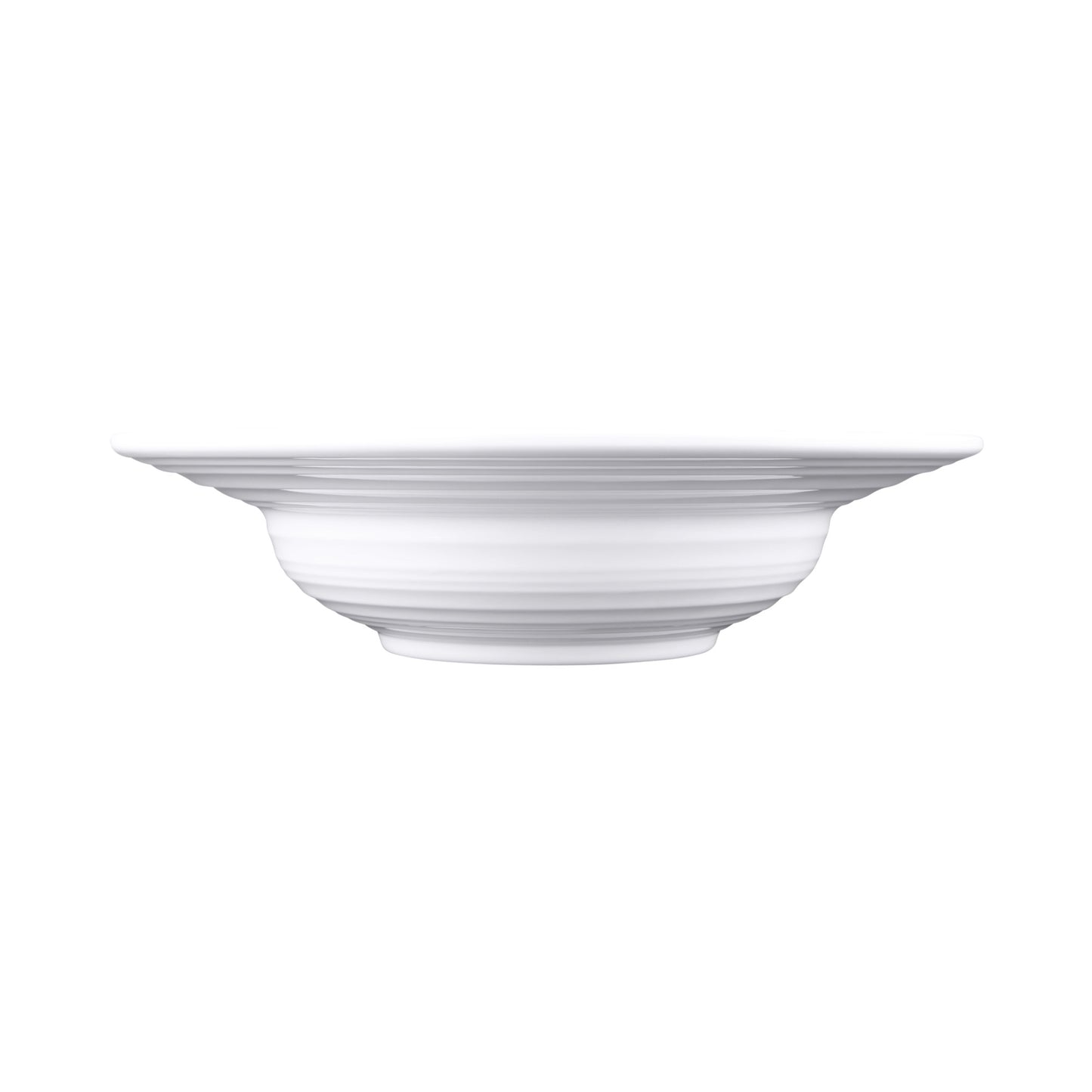 Melamine Swirl Pasta/Soup Bowl - White