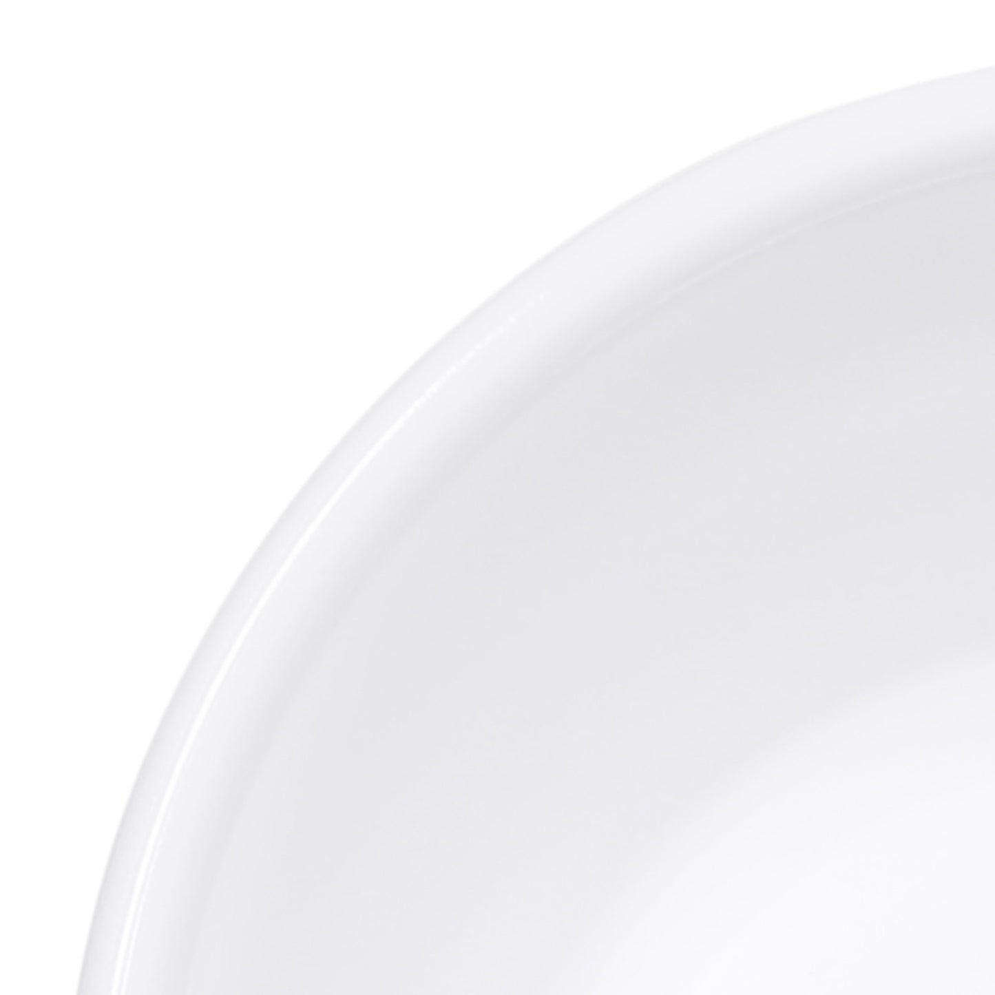 Melamine Round Bowl - White