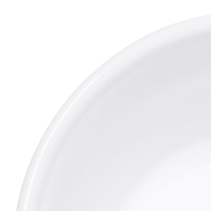 Melamine Round Bowl - White