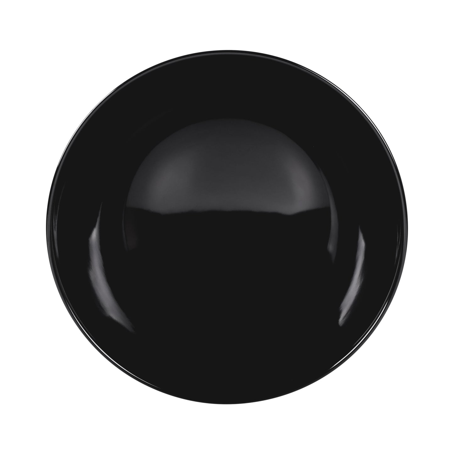 Melamine Round Bowl - Black