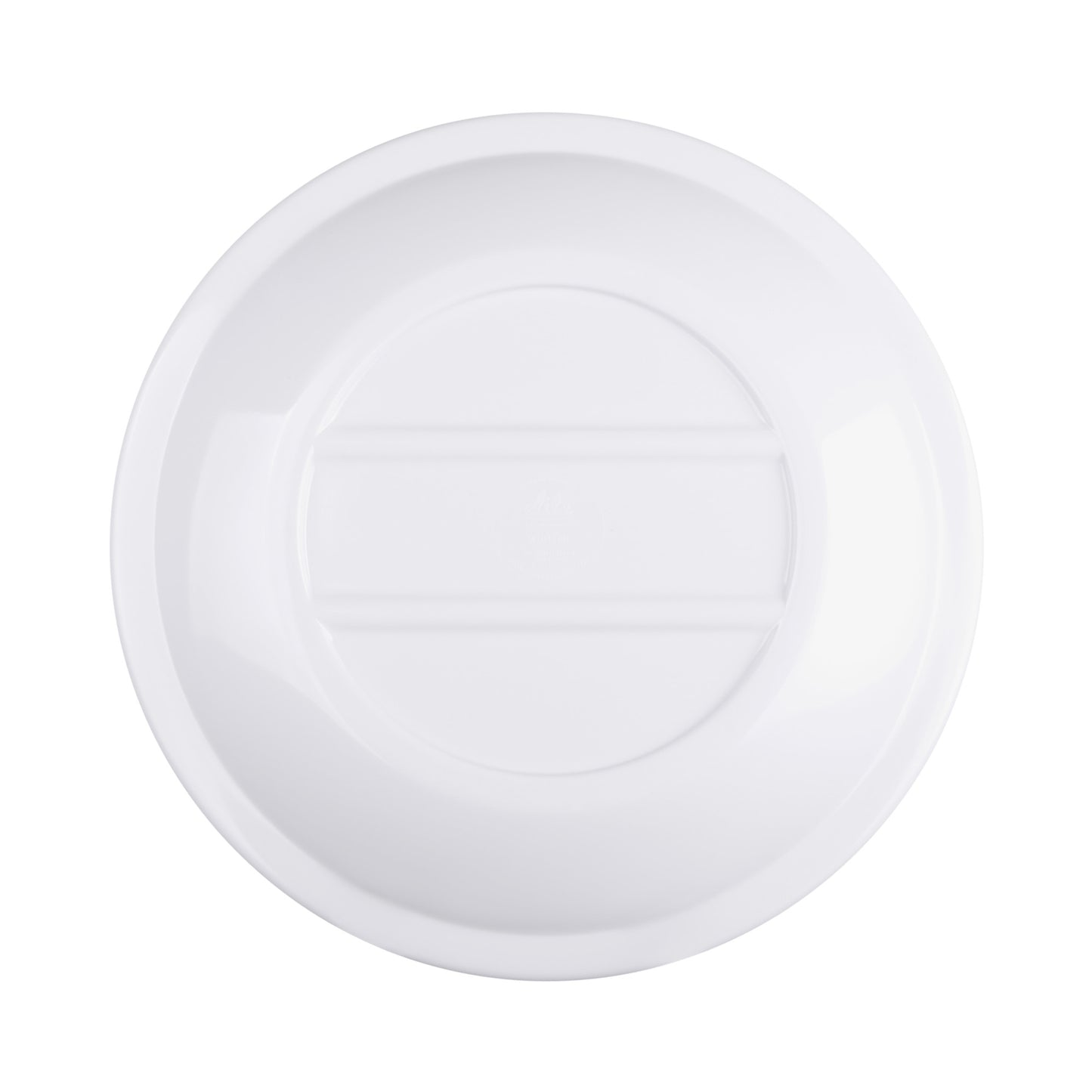 Melamine Round Coupe Platter - White