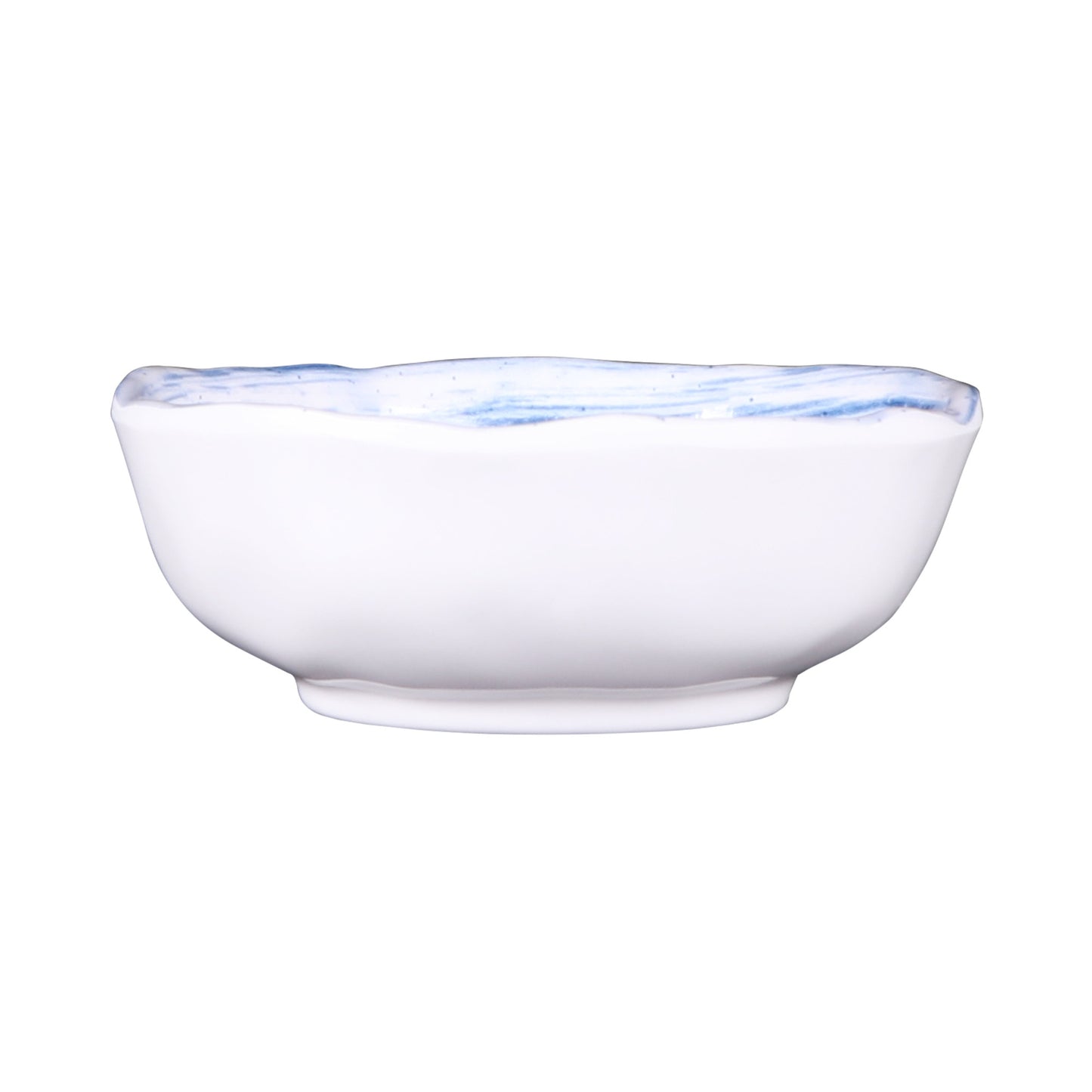 Melamine Round Bowl - Navy Design