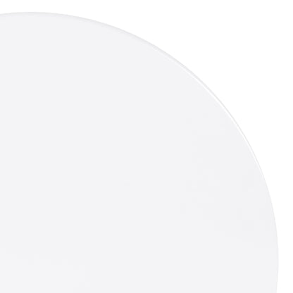 Melamine Round Flat Plate - White