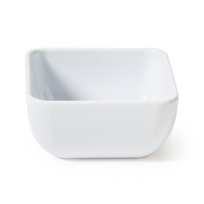 16 oz. (18 oz. Rim-Full), 4.75" Square Bowl w/ Rounded Corners, 2" deep (Set of 4 ea.)