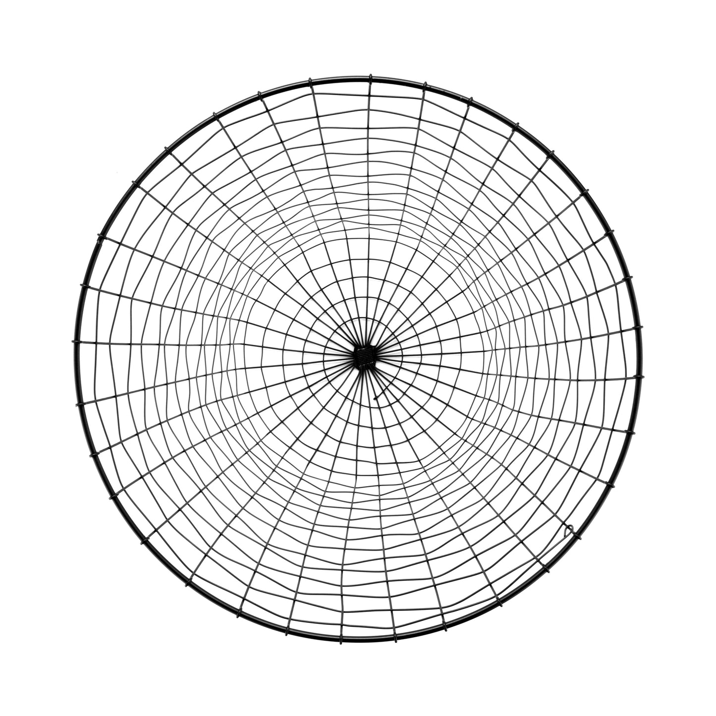 15.75" x 18" H, Iron Powder Coated, Gun Metal Grey, Round Basket, G.E.T Breeze Baskets