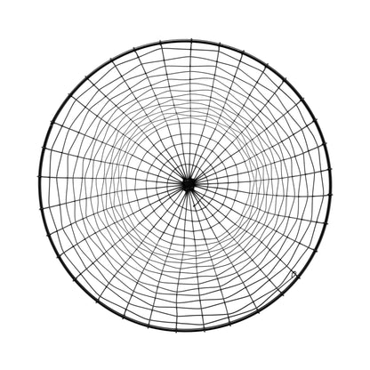 15.75" x 18" H, Iron Powder Coated, Gun Metal Grey, Round Basket, G.E.T Breeze Baskets