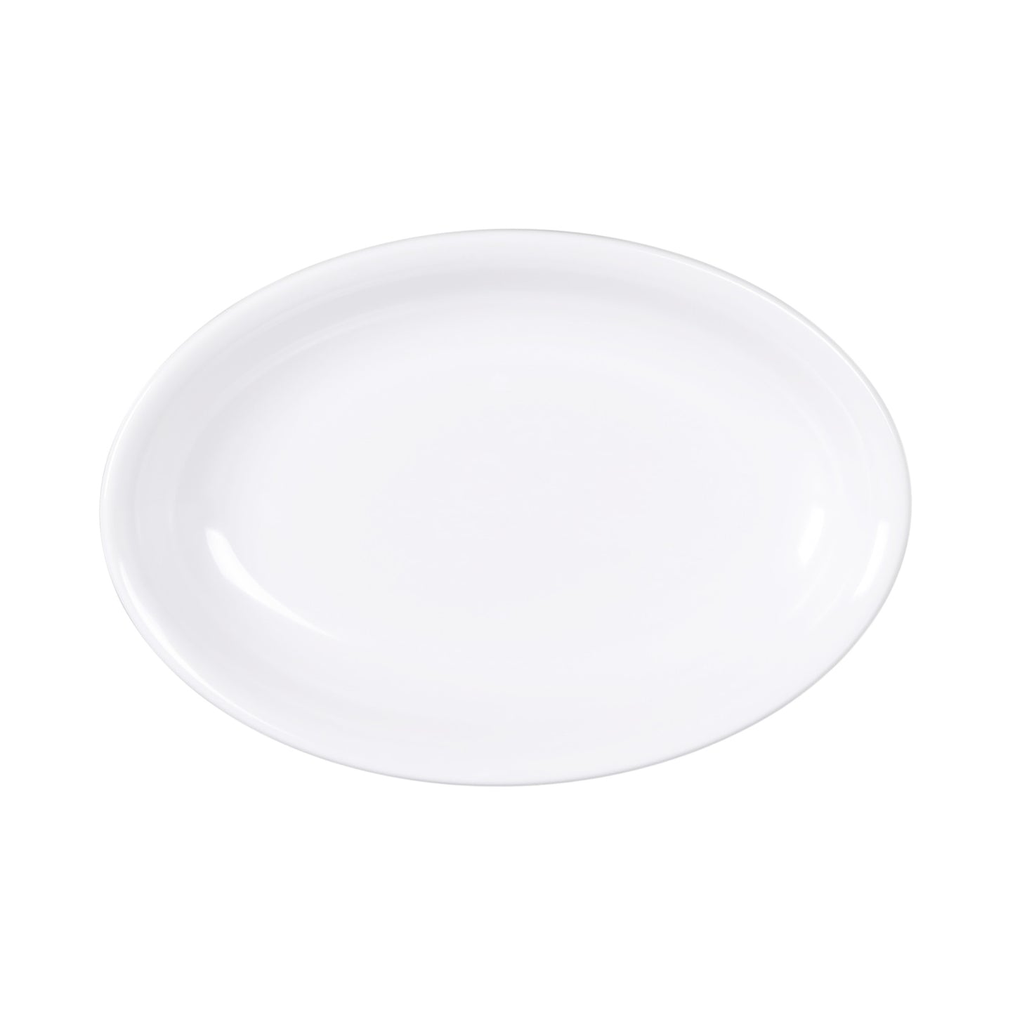 Melamine Oval Platter - White