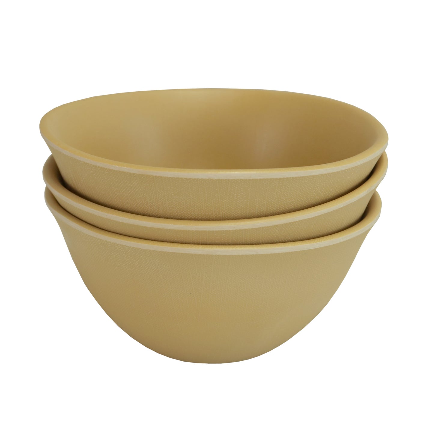 Melamine Round Bowl - Rattan