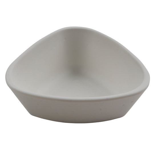 6.5 oz revive touch of honey triangle melamine ramekin with organic texture, 4.69"L x 4.25"W x 4.69"H, GET, cheforward