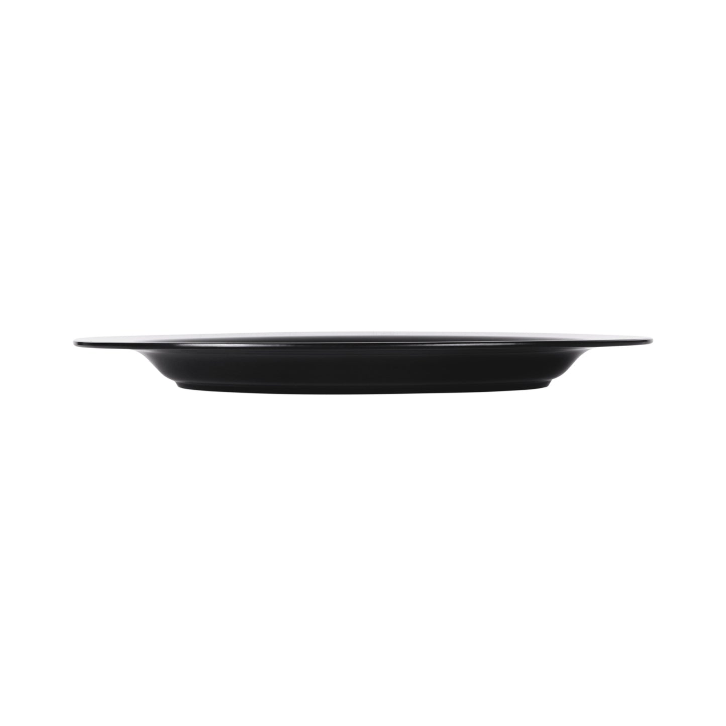 Melamine Wide Rim Oval Platter - Black