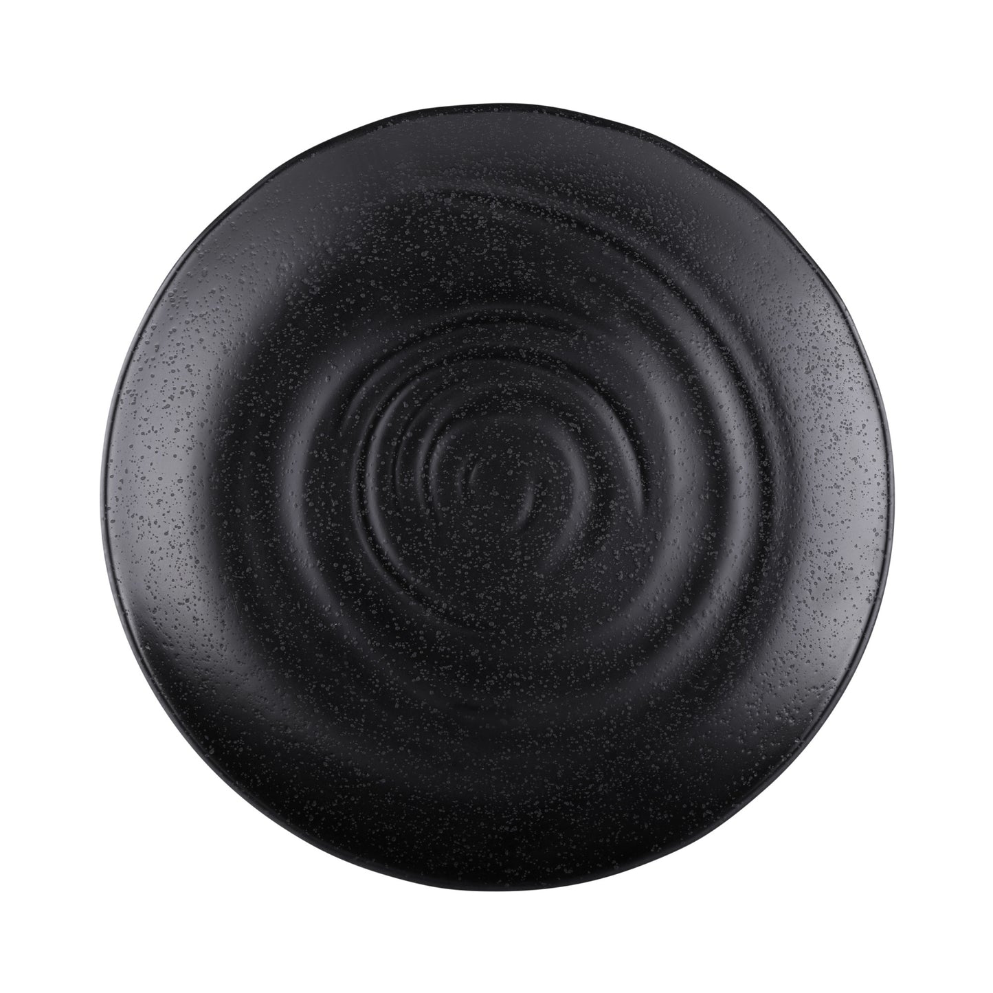 Melamine Round Plate - Black