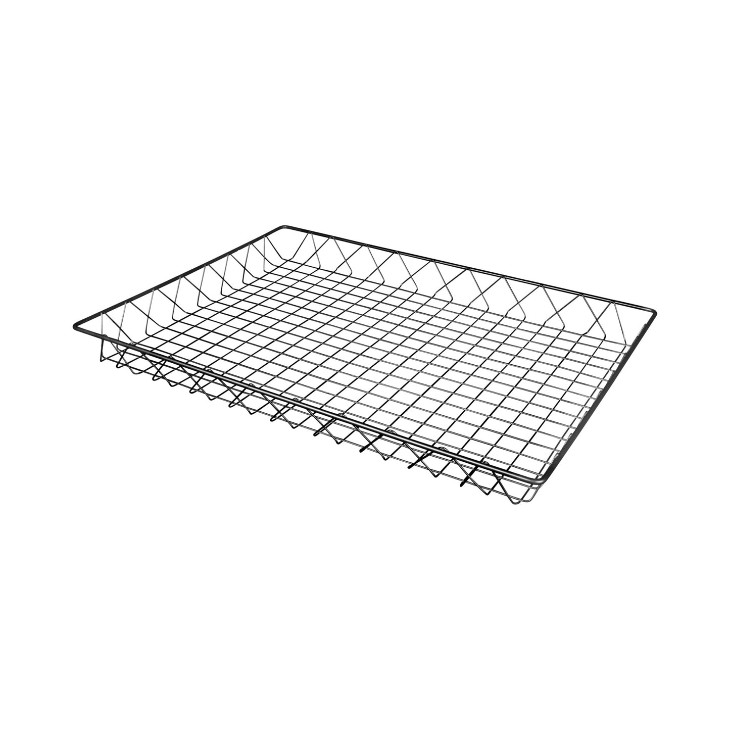 Metal Rectangular Wire Basket - Gunmetal Grey