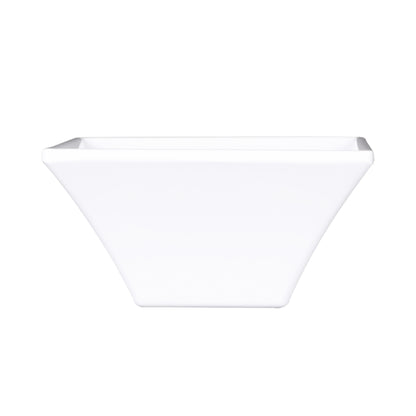Melamine Square Bowl - White