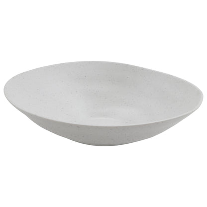 130 oz zeal stone natural oval melamine bowl (large), 16"L x 13"W x 5"H, GET, cheforward
