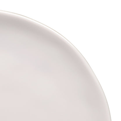 Melamine Round Plate - Cream Glaze