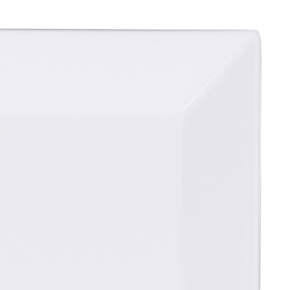 Melamine Square Plate - White