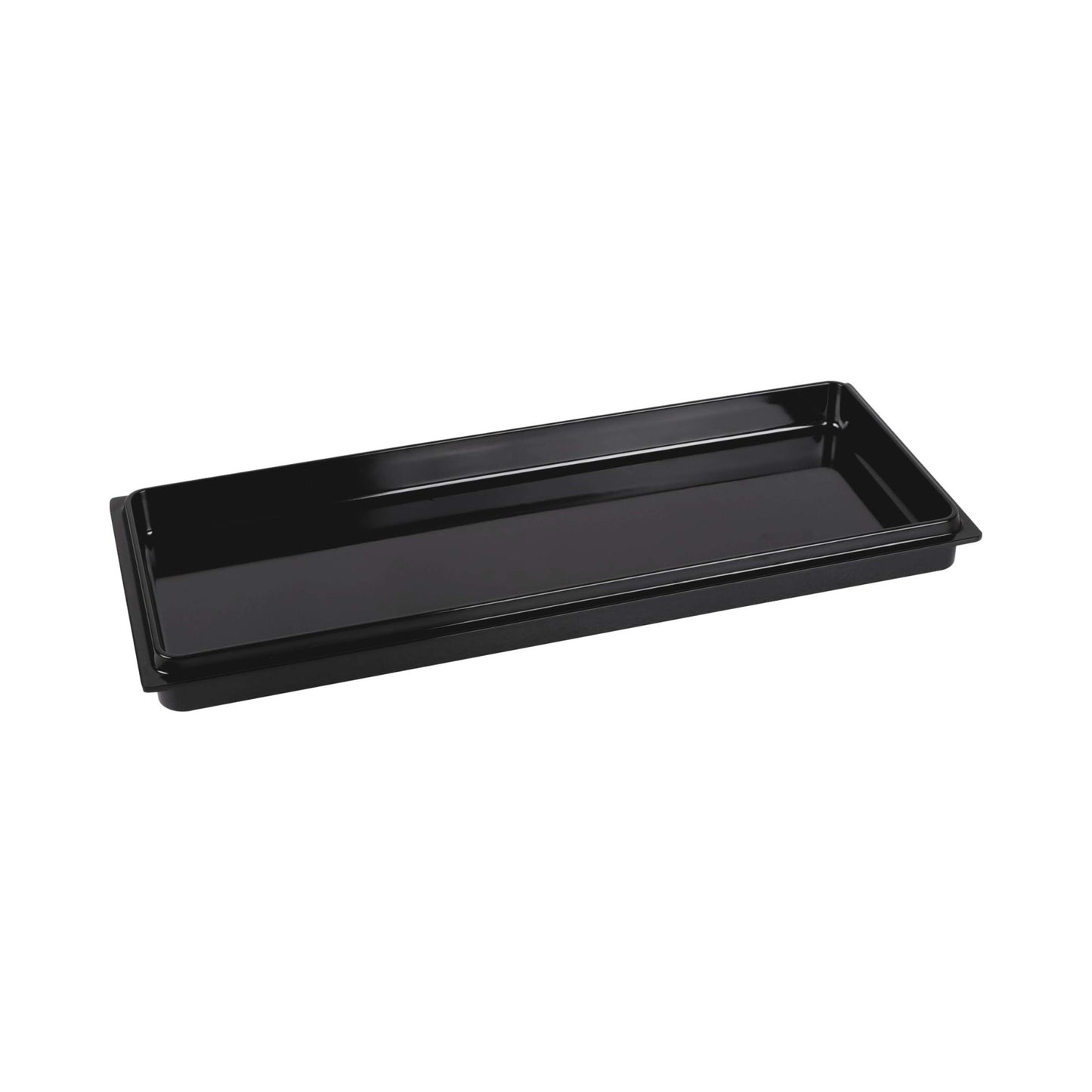 Melamine Rectangular Reversible Bin Lid - Black