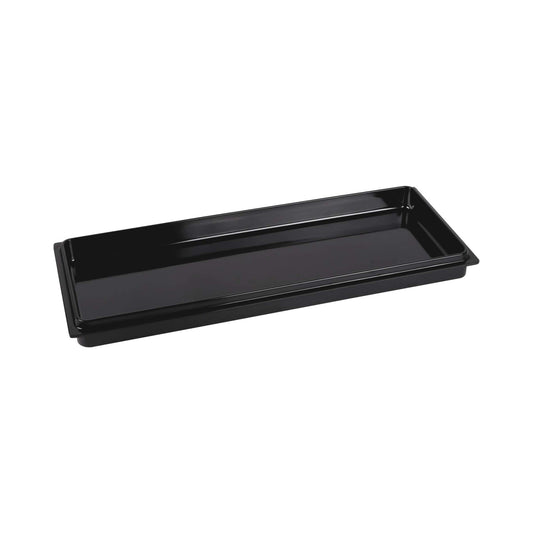 Melamine Rectangular Reversible Bin Lid - Black
