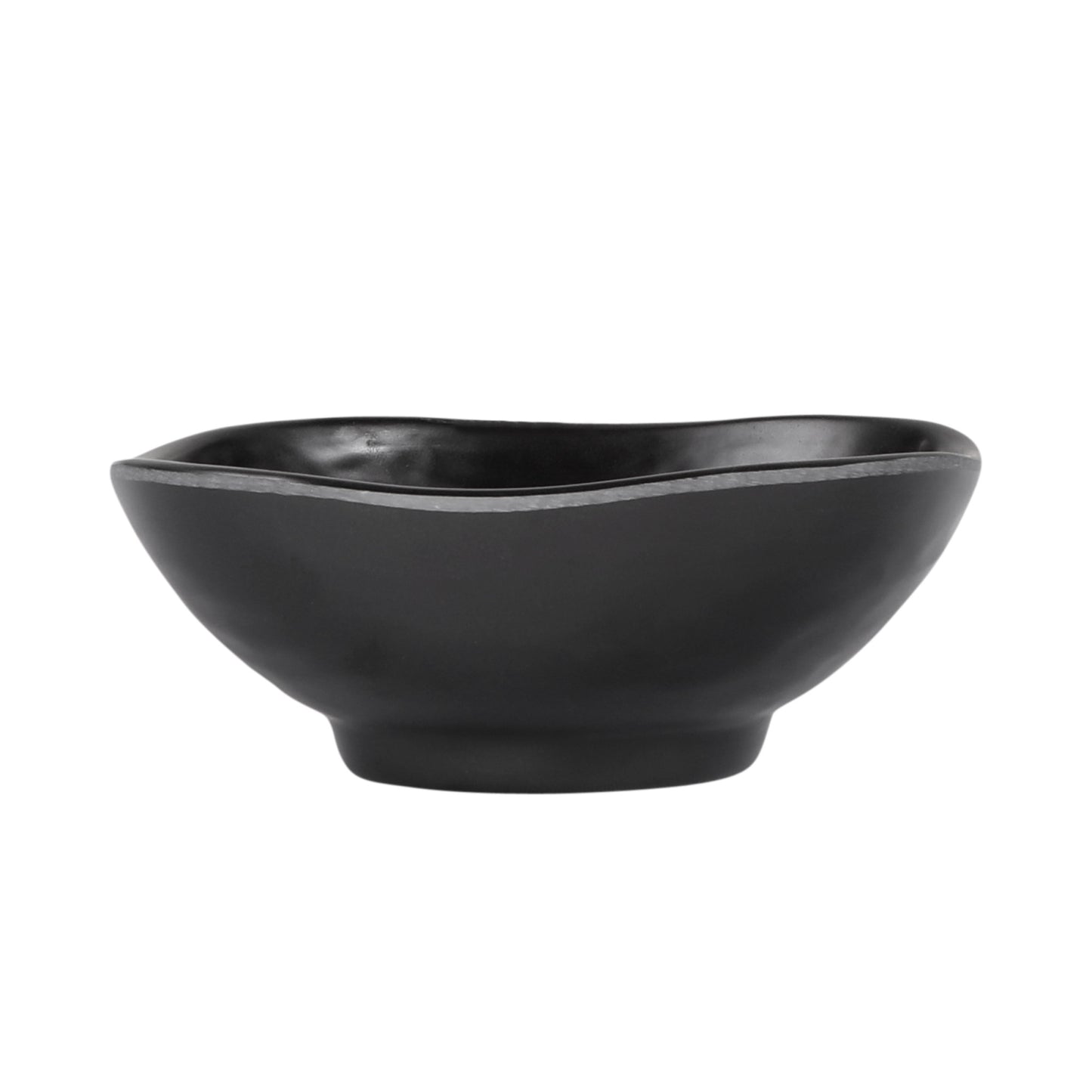 Melamine Round Bowl - Black