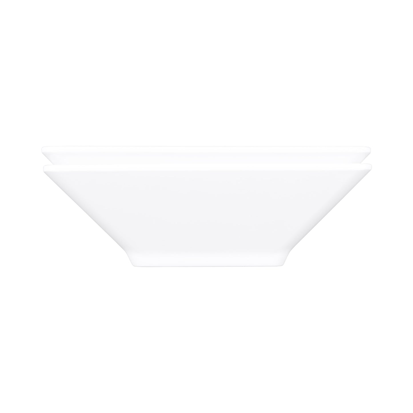 Melamine Square Bowl - White
