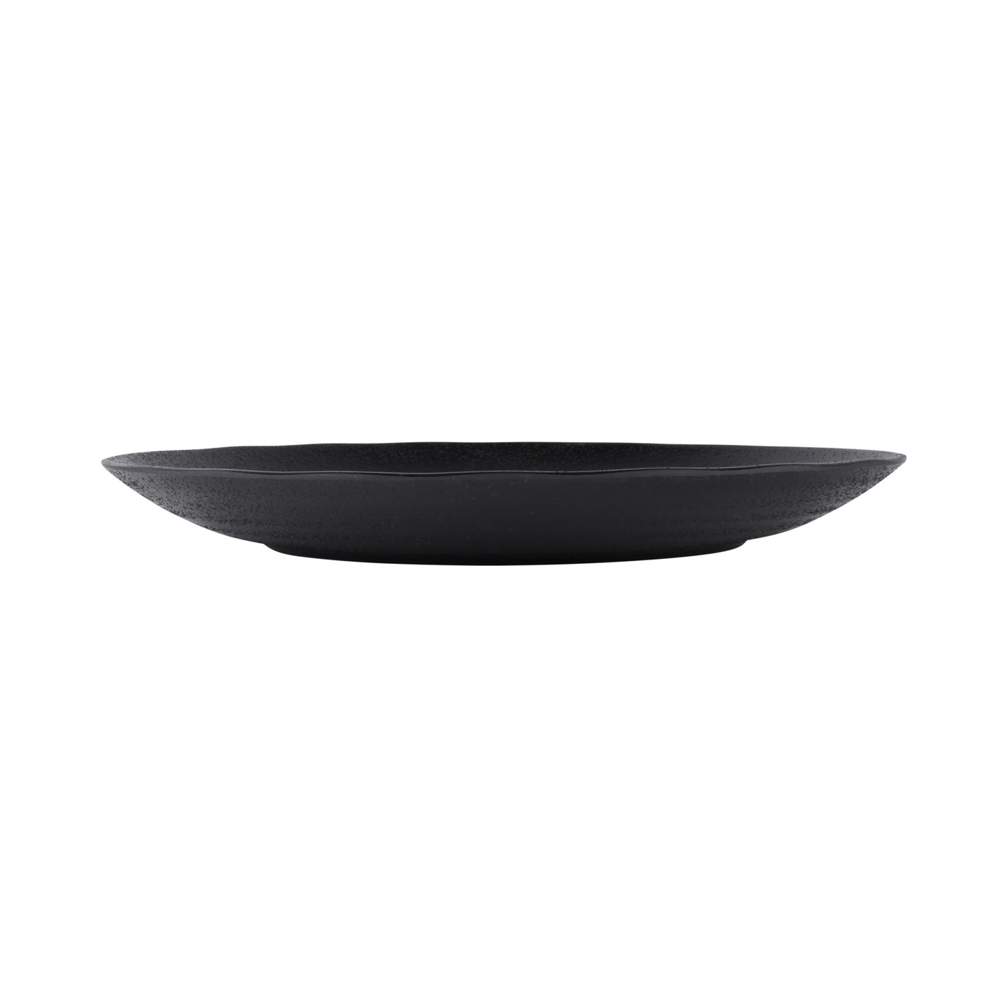 Melamine Round Plate - Black