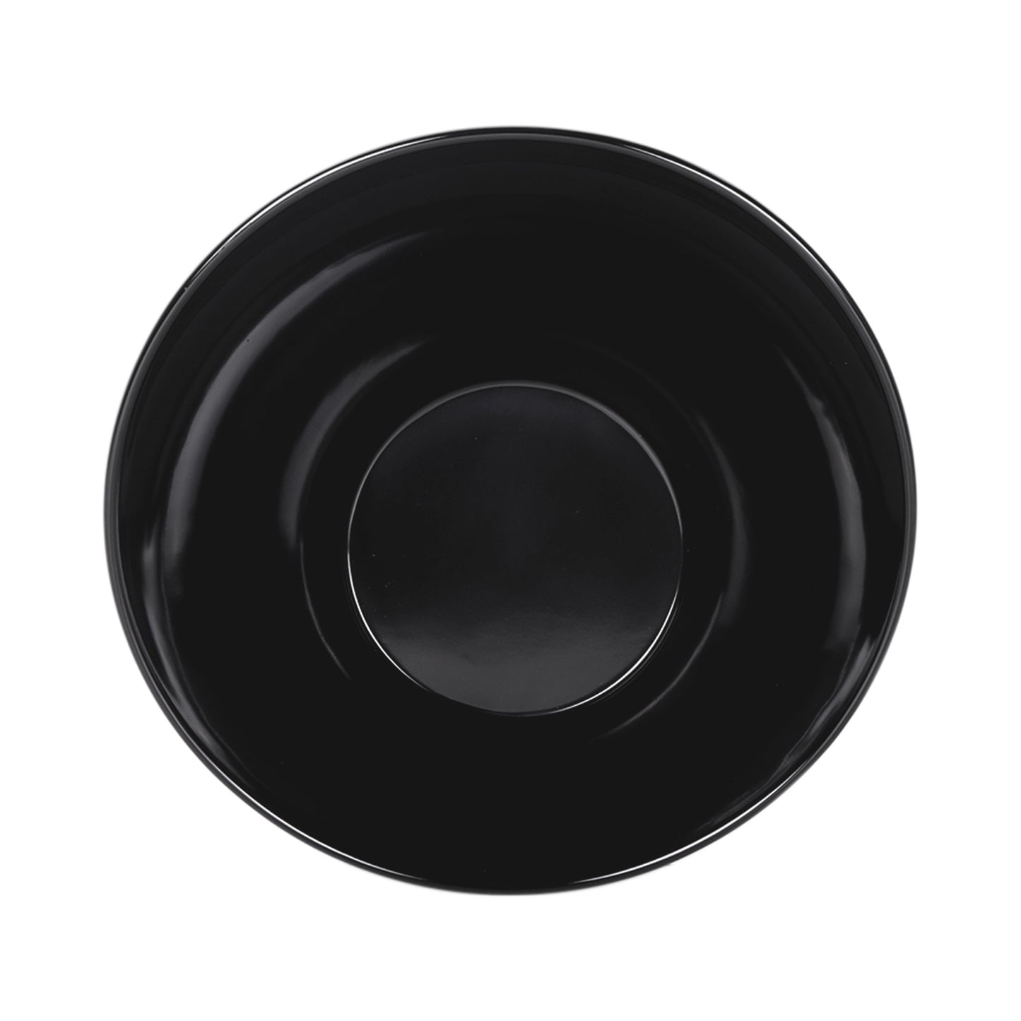 Melamine Round Bowl - Black
